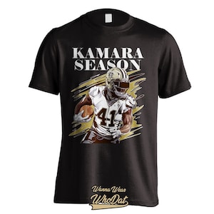 KAMARA SEASON Alvin Kamara Saints Player Fan Tee Who Dat Football T-Shirt WhoDat image 1