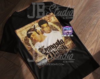 Boosie & Webbie Throwback Gangsta Musik Rap T Shirt Album Baton Rouge Tee Trill Ent BoosieBadazz Unisex Youth Women's Fit US Free Shipping
