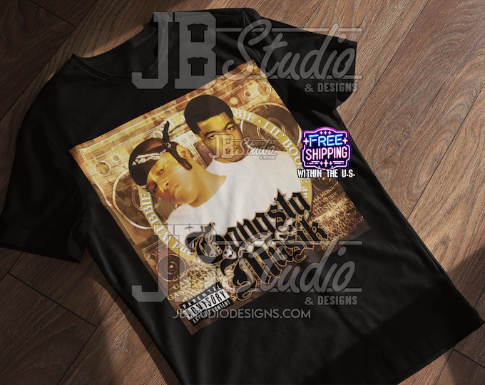 Boosie & Webbie Throwback Gangsta Musik Rap T Shirt Album Baton Rouge Tee Trill Ent BoosieBadazz Unisex Youth Women's Fit US Free Shipping