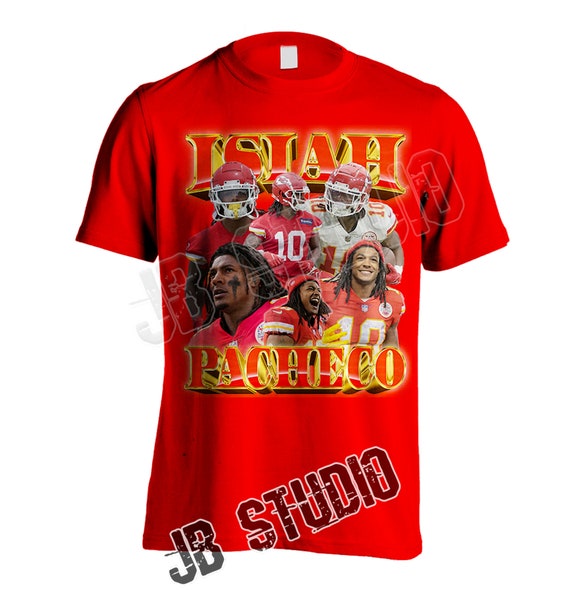 Isiah Pacheco 90s Vintage Bootleg Unisex Rap T-shirt | Superbowl 
