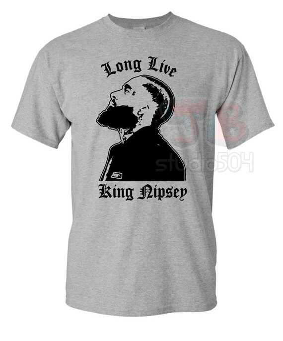 LONG LIVE NIPSEY HUSSLE T SHIRT CRENSHAW MARATHON VICTORY LAP HIP HOP RAP BLACK