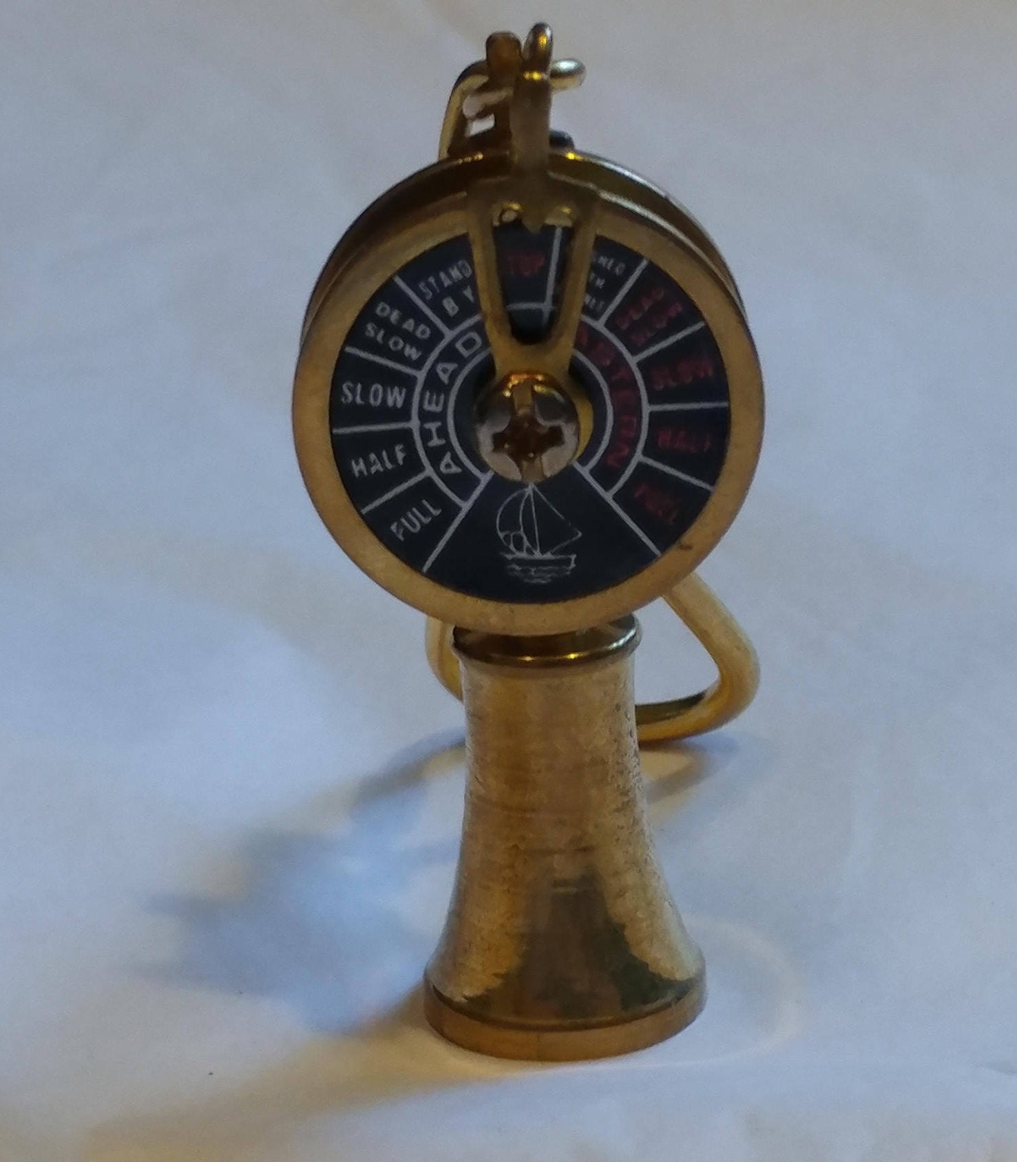 Vintage 1980's Brass Nautical Ship Engine Room Telegraph Etsy