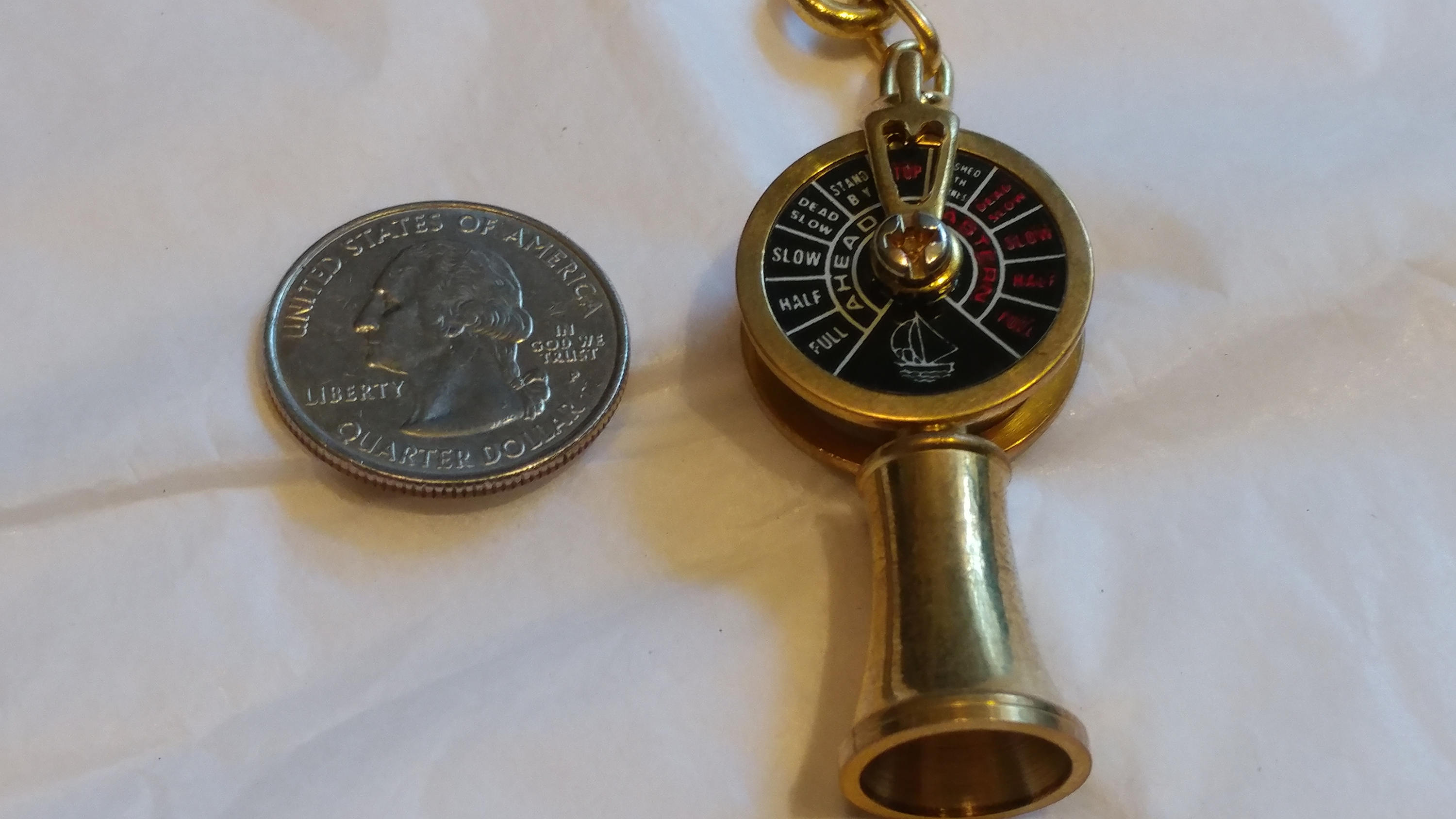 Vintage 1980's Brass Nautical Ship Engine Room Telegraph Etsy