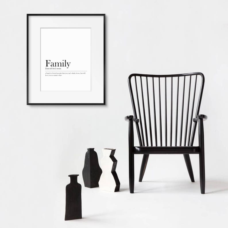 Family Definition Printable Art Typography 8x10 4 5 Ratio Modern Wall Art Instant Download Digital Print Funny Quote
