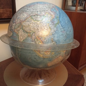 National Geographic Illuminated Globe, 1965