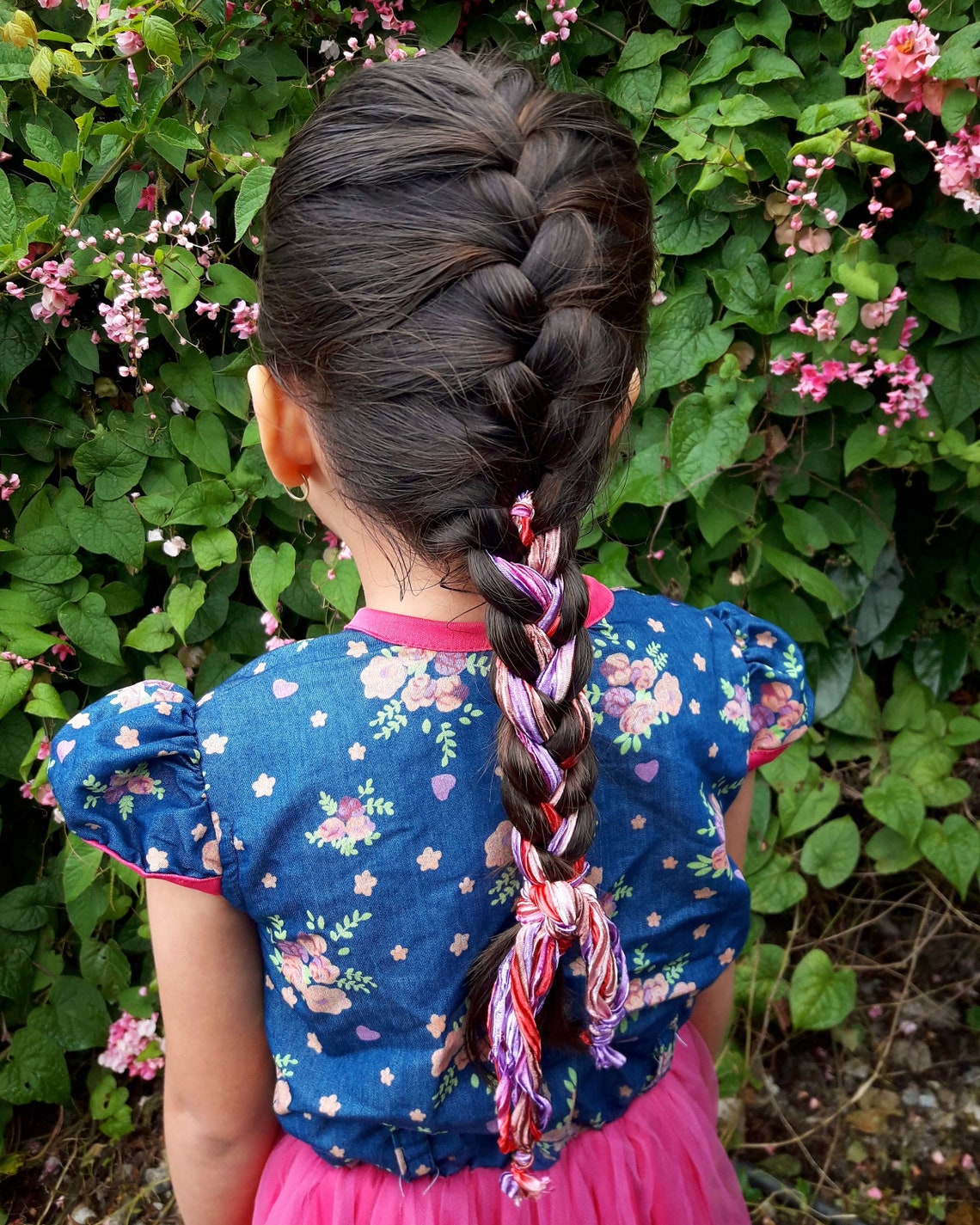 Red Flare Braid Ribbons Paranda Hair Ribbons Ribbons Etsy