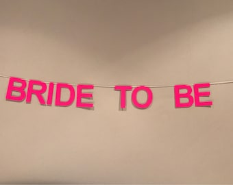 Banner - Bride to be - hen do party