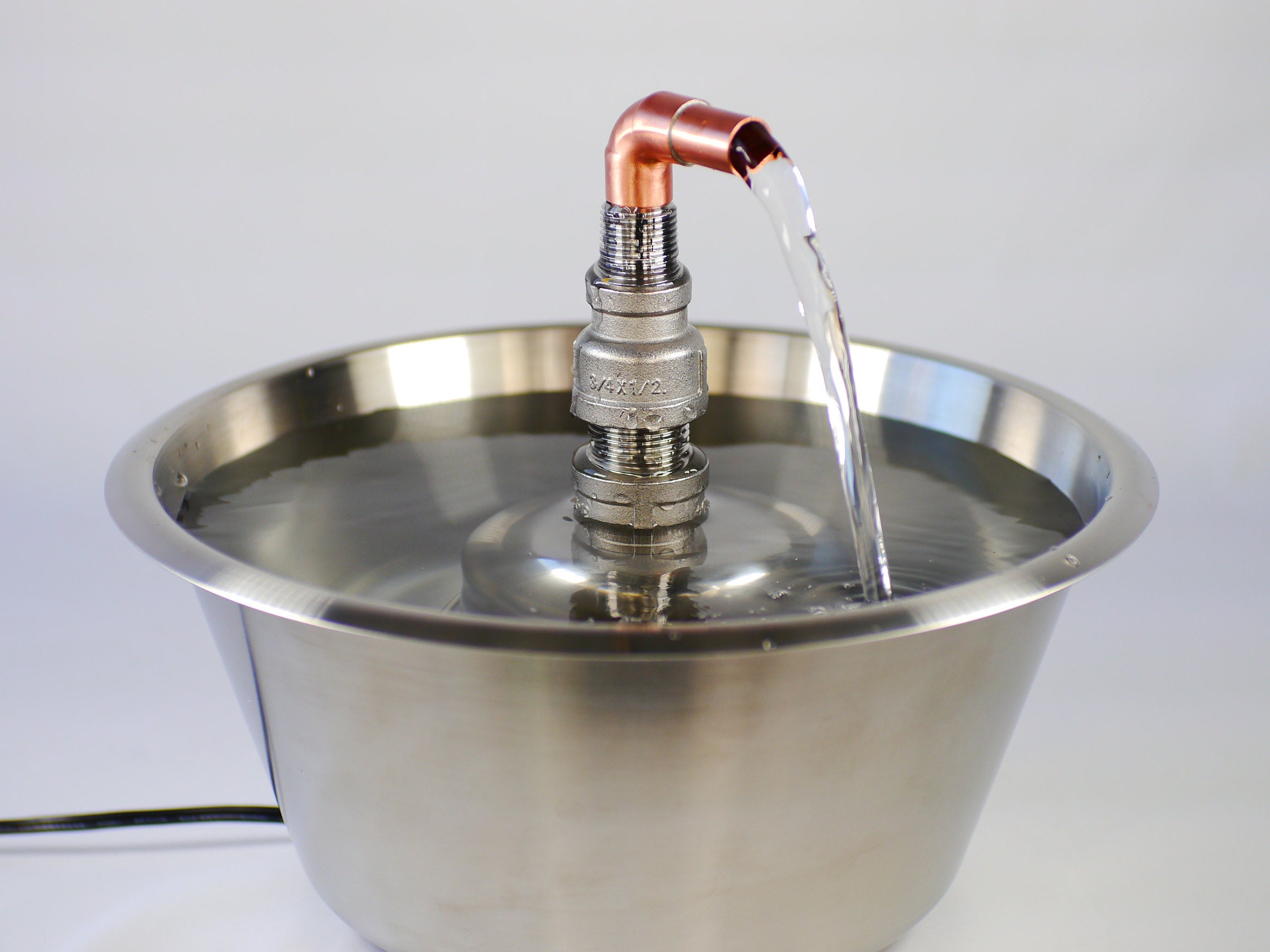 Stainless steel cat clearance fountain