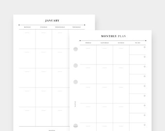 Master List A6 Printable to Do List Shopping List Bucket - Etsy