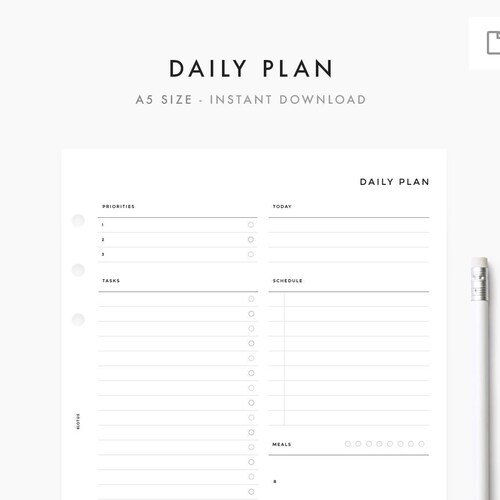 Vertical Weekly Planner B6 Inserts Weekly Agenda WO2P Weekly | Etsy