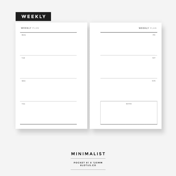 Filofax Printables - Etsy