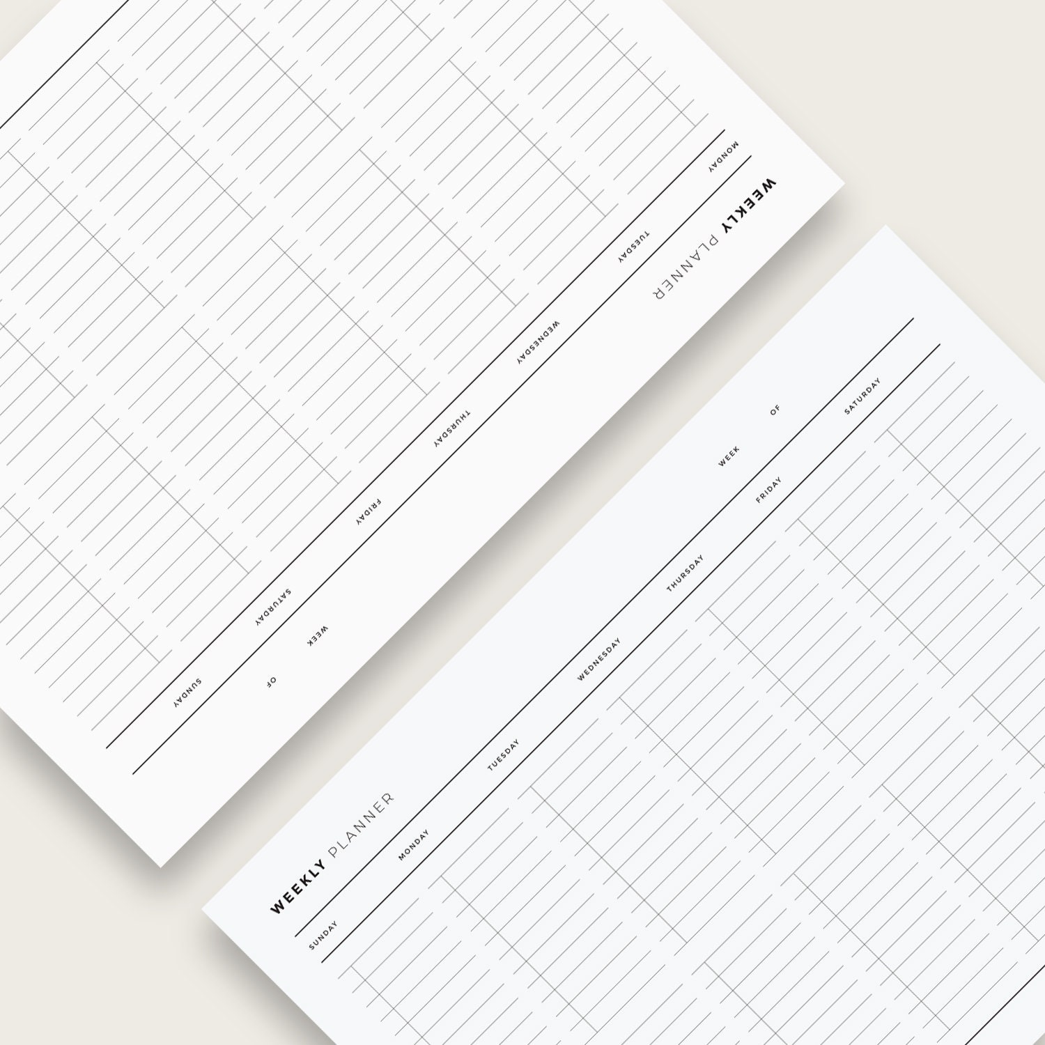 Minimalist Weekly AM PM List L Weekly Routine Meal Planner Goals minimalist-weekly-am-pm-list-l-weekly-routine-meal-planner-goals