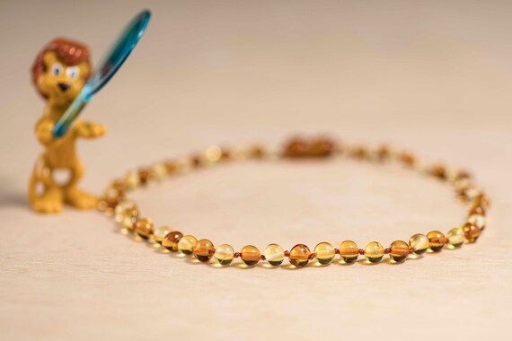 real amber necklace for babies