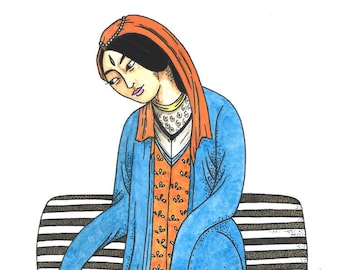Princess Jahan-Malek Katun (Blue)