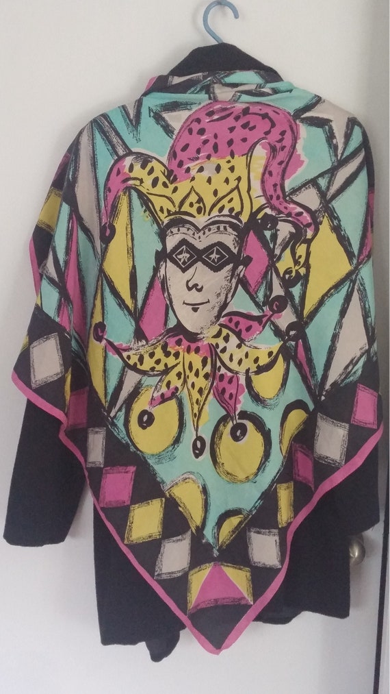 Amazing large harlequin scarf