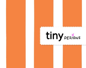 Funky Orange Stripe Pattern – Seamless 70s Digital Paper | Retro Wide Stripes for Fabric Printing, Sublimation & Crafts