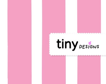 Marshmallow Pink Stripe Pattern – Seamless Digital Paper | Wide Minimal Stripes for Fabric Printing, Sublimation & Crafts