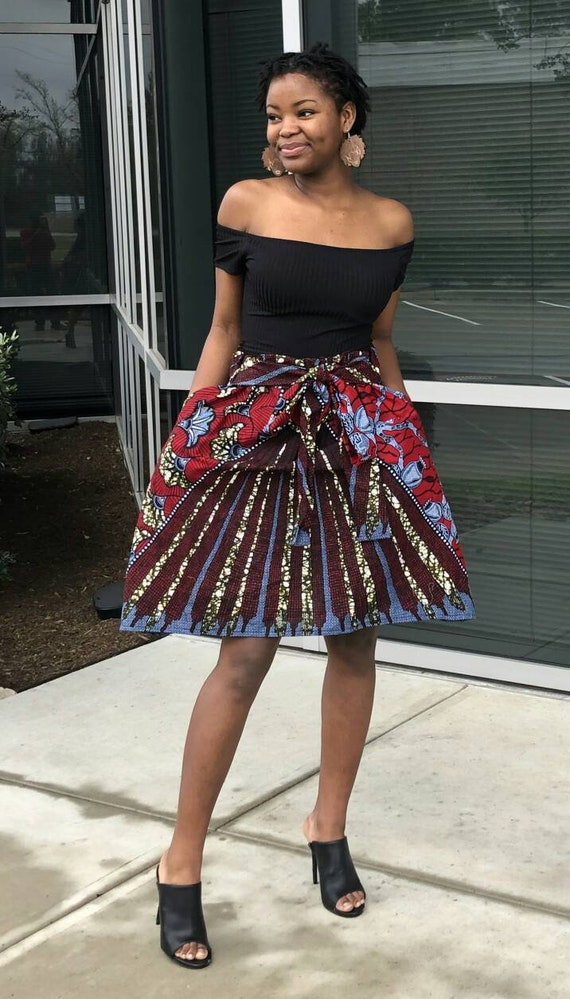 african ankara skirt