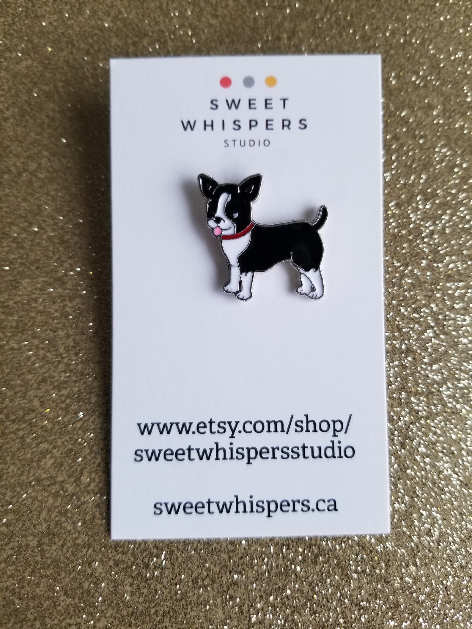 Boston Terrier Enamel Pin Boston Enamel Pin Enamel Lapel | Etsy