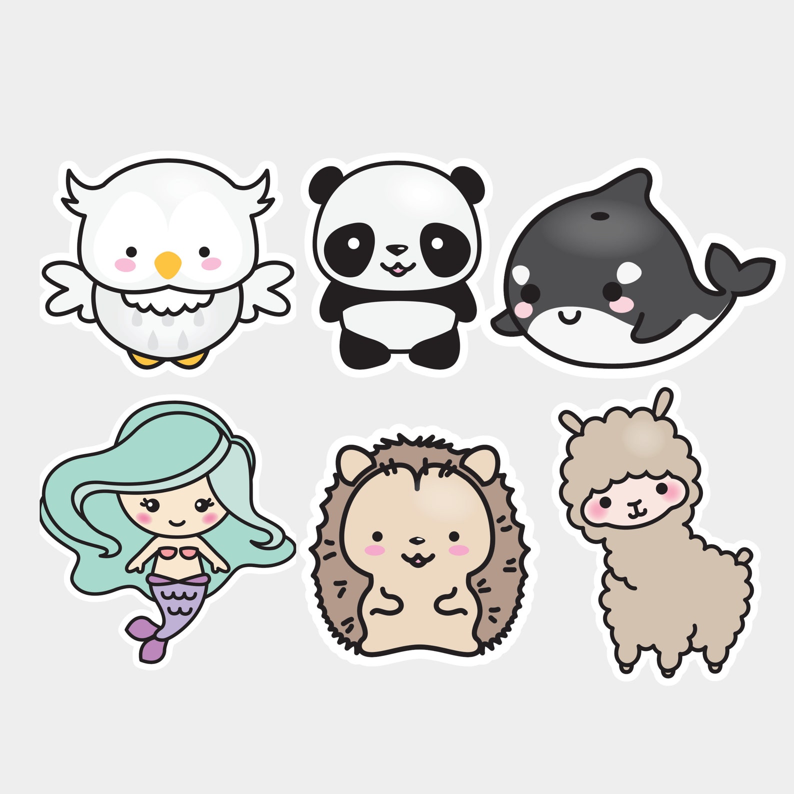 Full Character Sticker Sheet 2 Full Collection of Cute | Etsy