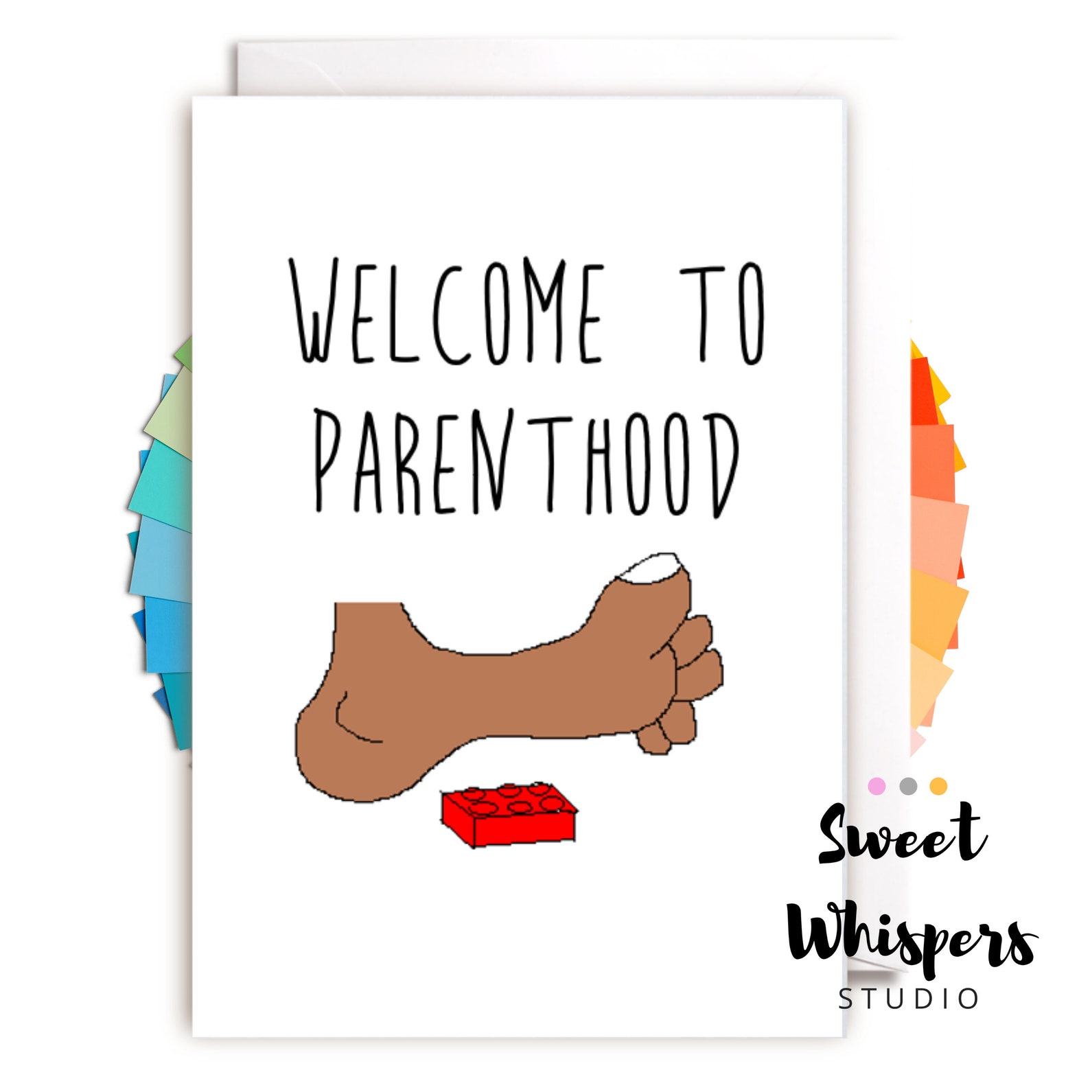 To Parenthood Card Funny Parenthood Card Baby Etsy