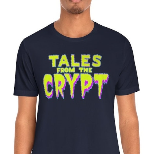 Camisa de Halloween, camisa de Tales from the Crypt, camiseta vintage de los 80, camisa divertida, camisa de Crypt Keeper, camisa de terror, camiseta, camisas rockeras,