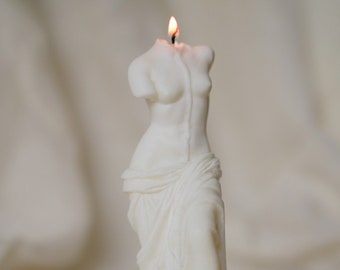 Venus shaped candle
