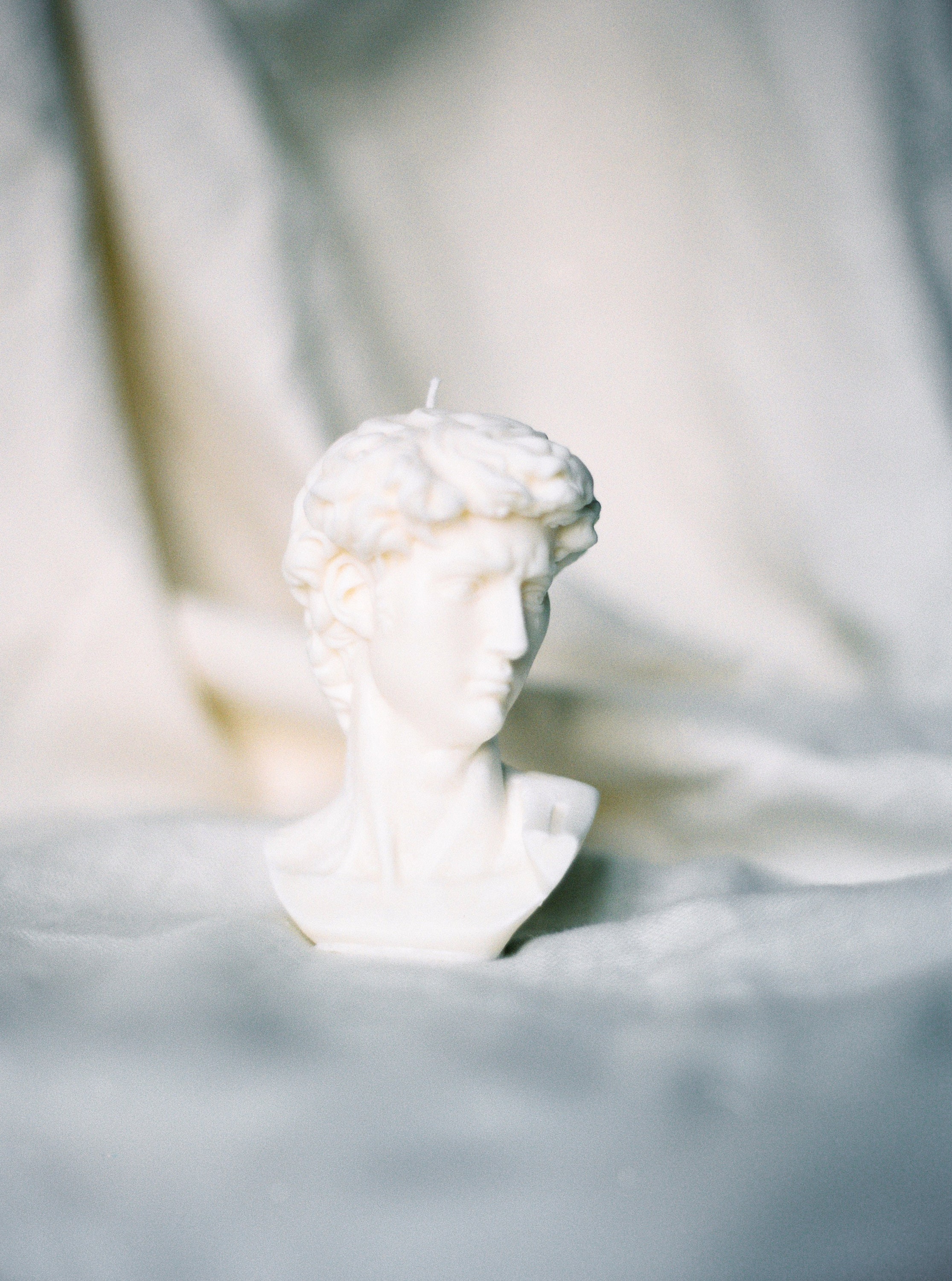 statue de Bougie David Bust, David, Grecque Sculpture