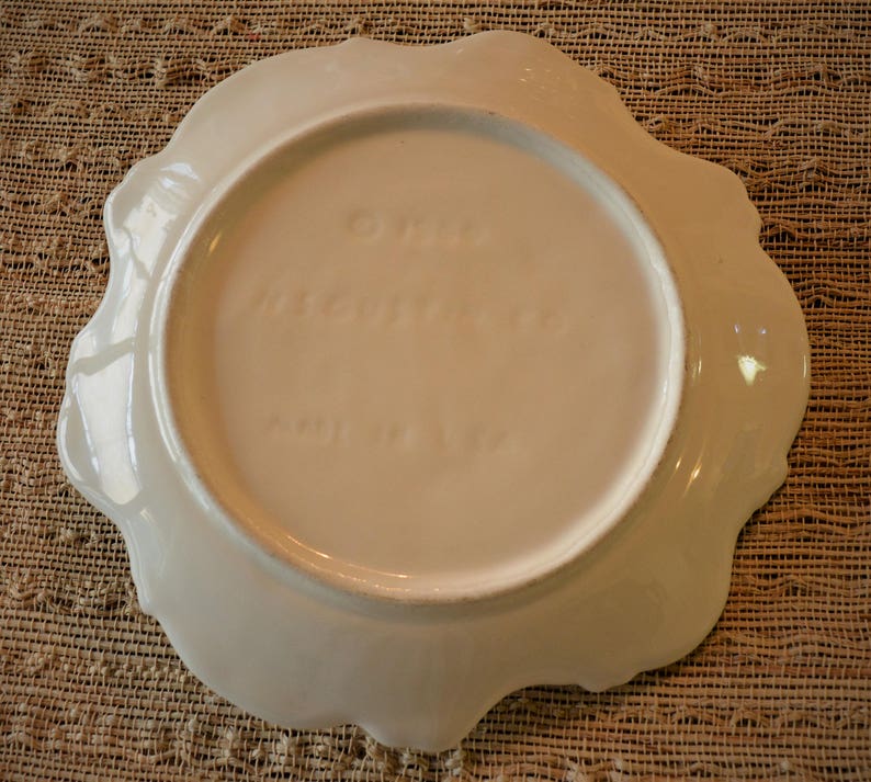 Made in USA 1960 Gustin Bonbon Candy Serving Plate SALE ** Vintage N.S