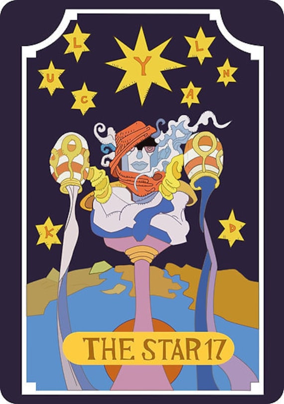 Jojo bizarre adventure tarot card | Etsy