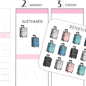 Stickers valises - Stickers bagages - Stickers sacs - Stickers voyage - Stickers bagages - Stickers vacances - Stickers griffonnages - (DL-181)