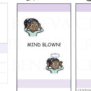 Stickers époustouflants - Stickers incroyables - Stickers incroyables - Stickers personnages - Stickers émotions - Stickers agenda - Stickers mignons - (EM-027)