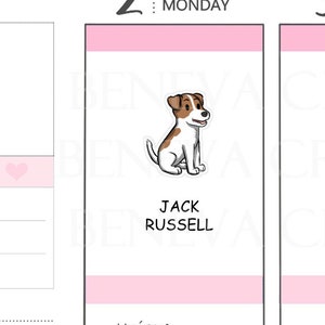 Jack Russell Terrier Stickers -Jack Russell Terrier -Pet Stickers-Personalized Pet Stickers-Custom Stickers-Dog Stickers- Cute Dog -(PT-003)
