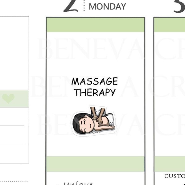 Massage Stickers Etsy