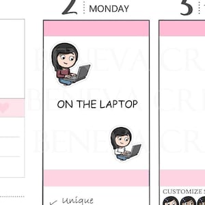 Naklejki na laptopa - Naklejki do pracy - Wygodne naklejki - Naklejki do pracy w domu - Naklejki z postaciami - Naklejki personalizowane - Naklejki urocze-(EL-021)