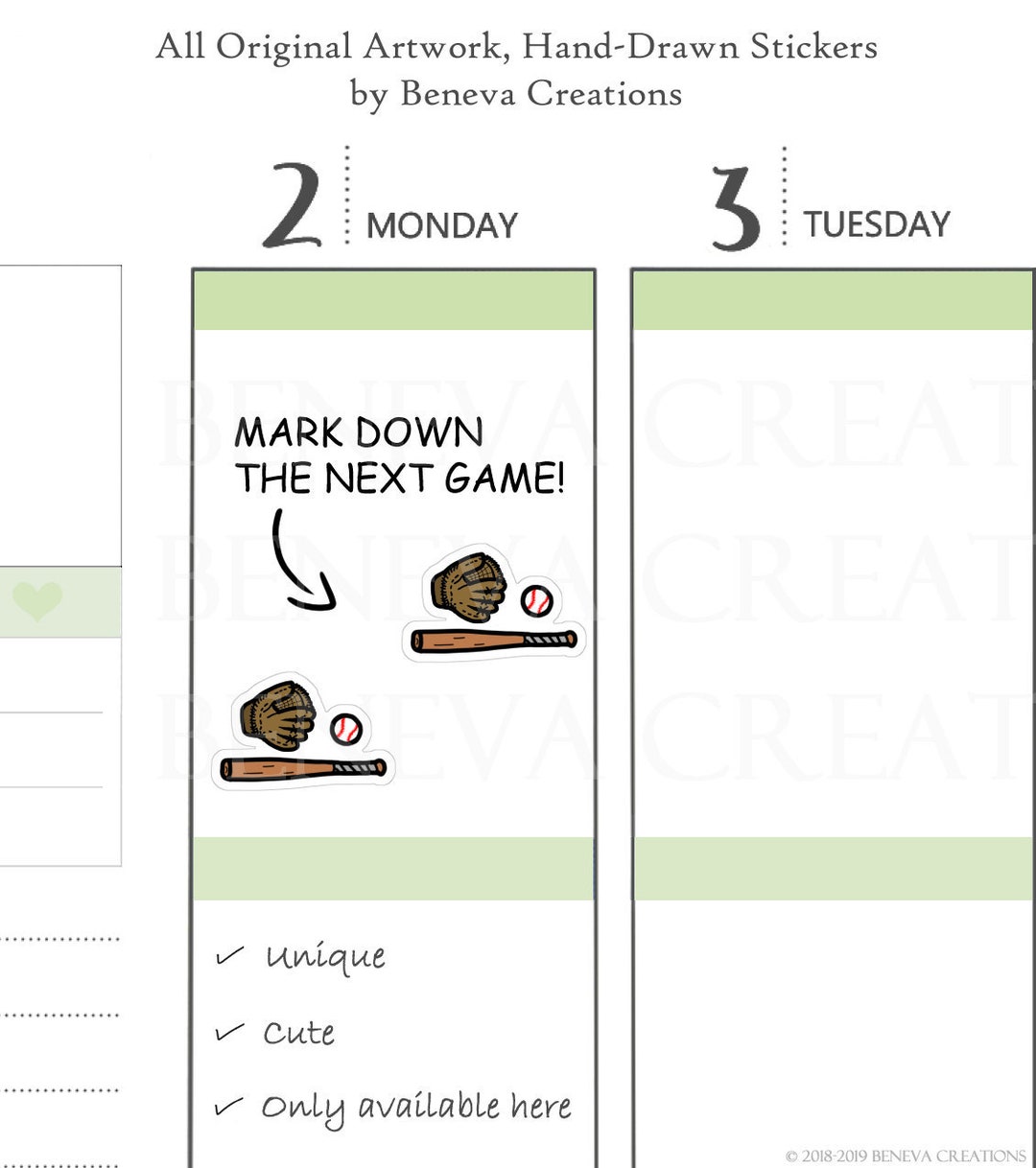 Baseball Stickers - Baseball and Bat - Baseball Glove - Baseball ...