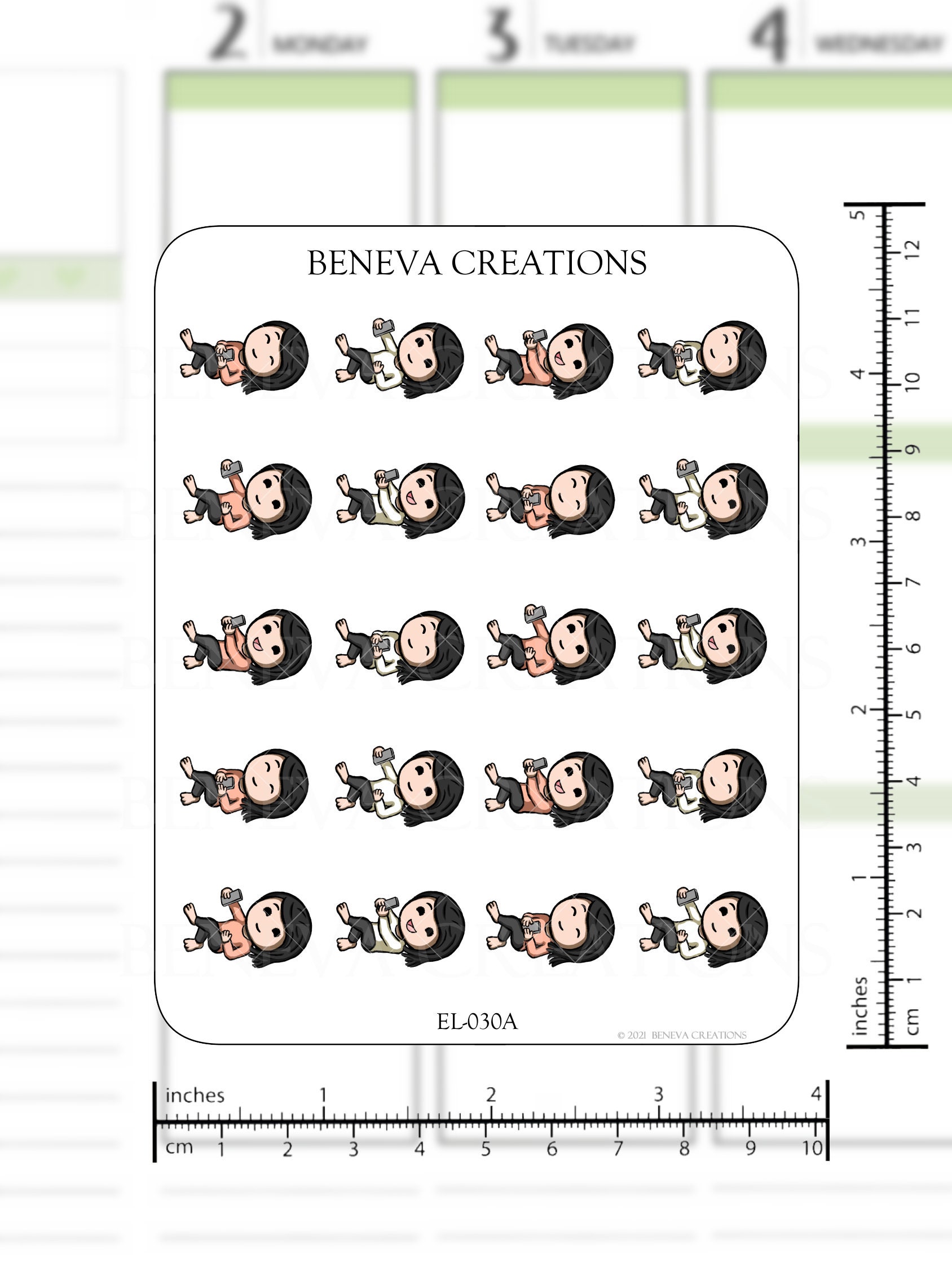 Phone Stickers-selfie Stickers Posting Stickers-browsing the - Etsy