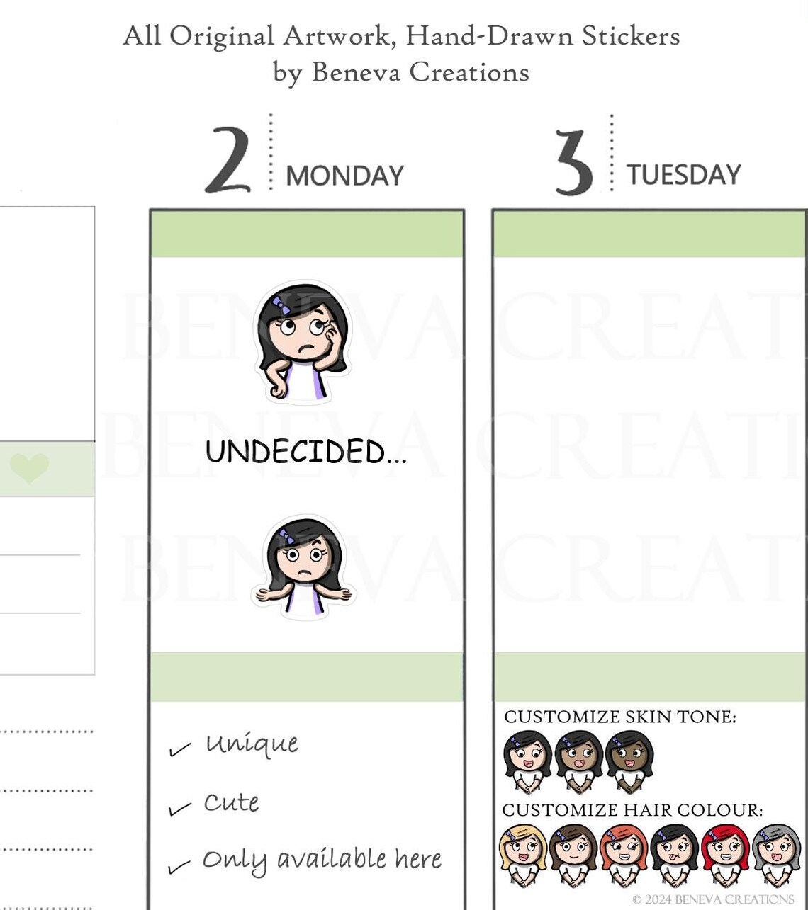 Confused Stickers - Questioning Stickers - Emotion Stickers - Pondering ...
