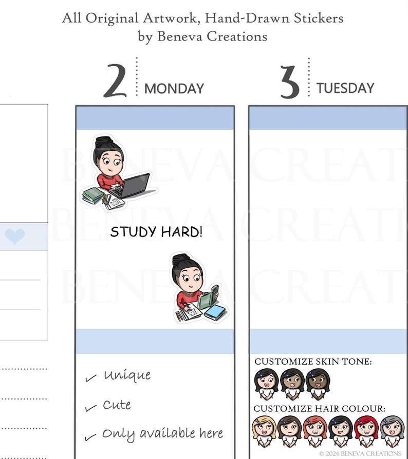 Study Stickers - School Stickers - College Stickers - University ...