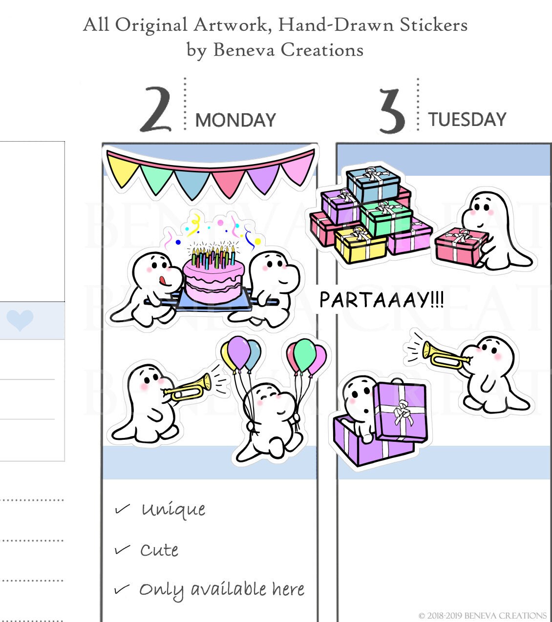 party stickers birthday stickers balloon stickers etsy