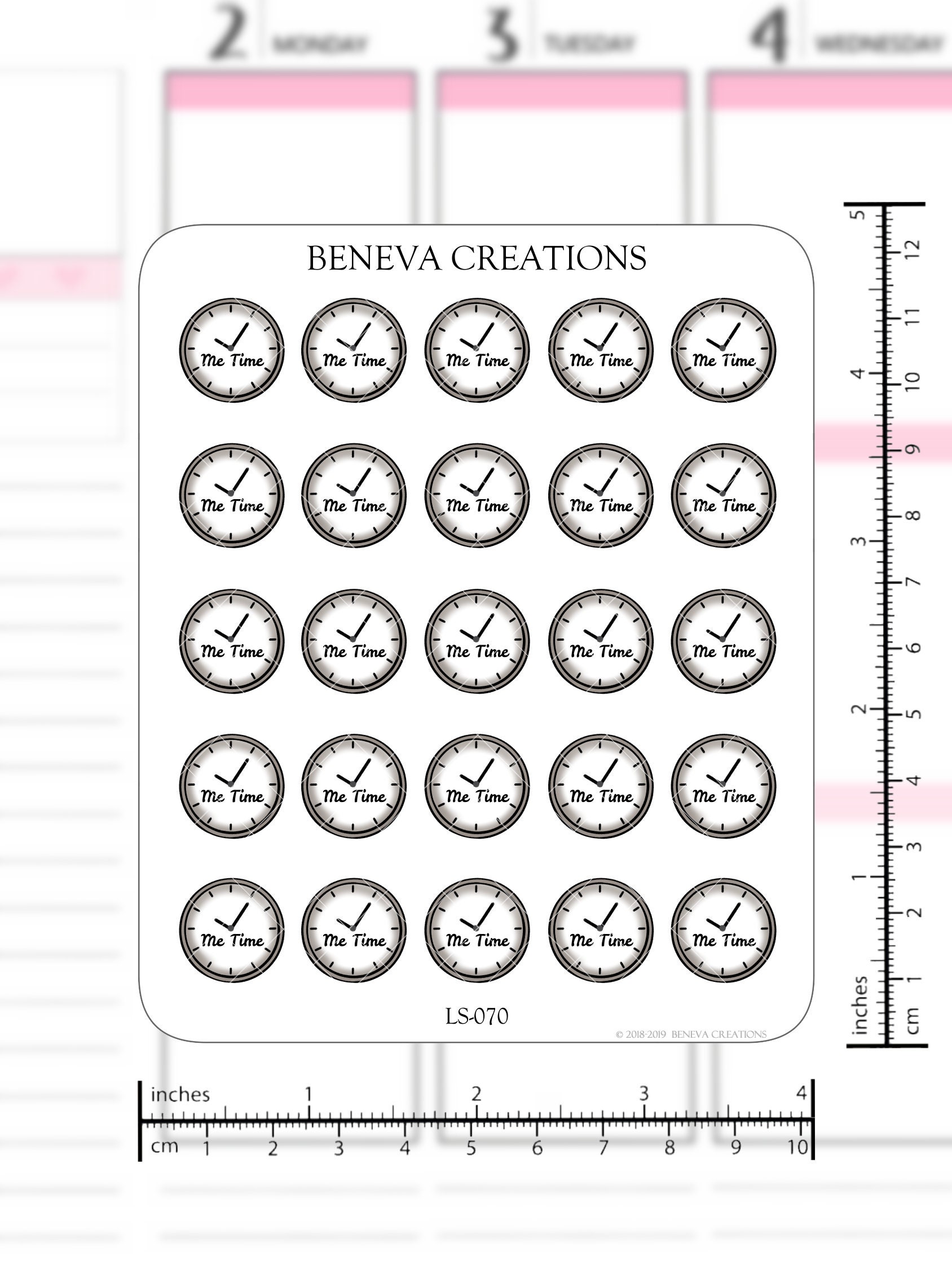Me Time Stickers- Time Stickers - Clock Stickers -relax Stickers ...