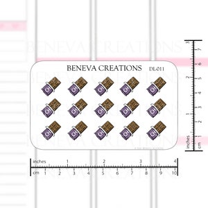 May include: A sheet of 12 stickers featuring a cartoon illustration of a chocolate bar with the text "CH" on it. The stickers are printed on white paper and are approximately 1 inch in size.