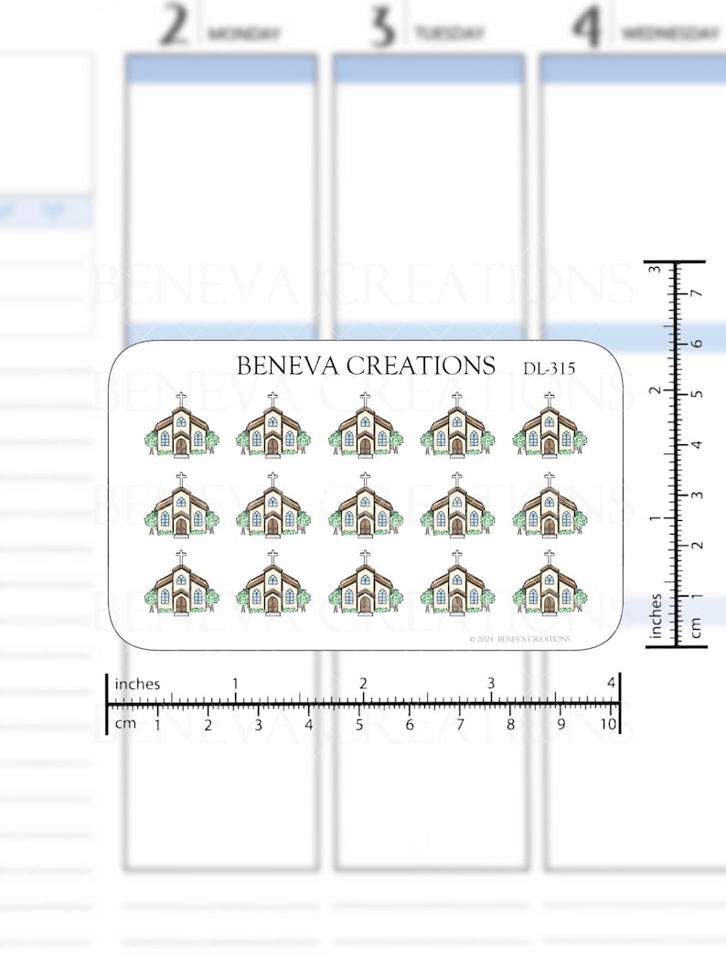 Church Stickers- Church Planner Stickers -religious Stickers- Religion ...
