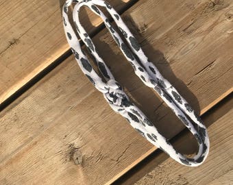 Sailor Knot Headband - Black & White