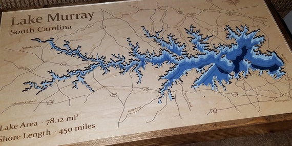 Lake Murray Depth Chart