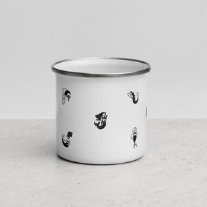 Little Mermaids Enamel Mug