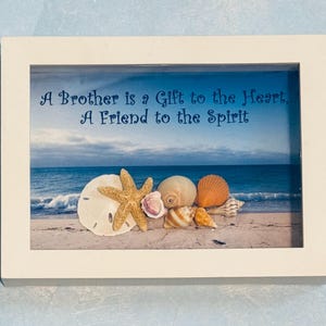 Beach Shadowbox for Brother