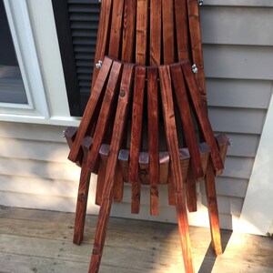 Patio chair, stick chair, foldable outdoor chair, outdoor bucket chair image 4