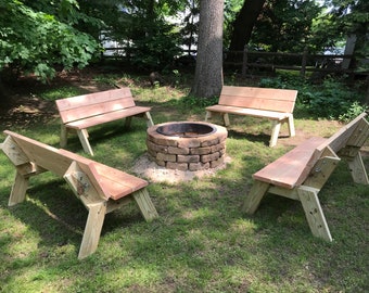 Convertible Picnic Table Benches (2)