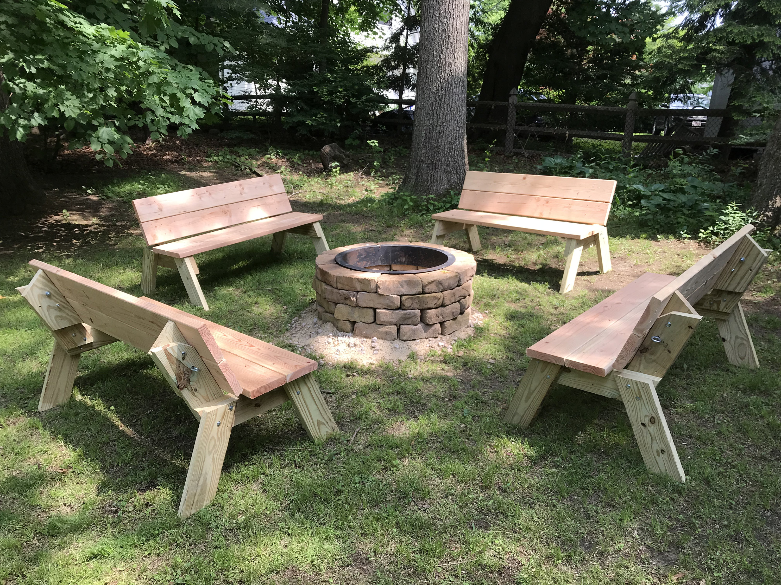 Convertible Picnic Table Benches 2 Etsy